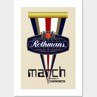 March F1 Team Season 82 Vintage Art Posters and Art